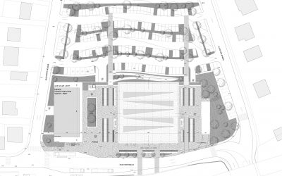 Etude pour la rénovation de la halle de marché et l’aménagement des espaces publics du quartier des Mézières à Marly-le-Roi